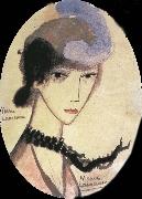 Marie Laurencin Self-Portrait oil on canvas